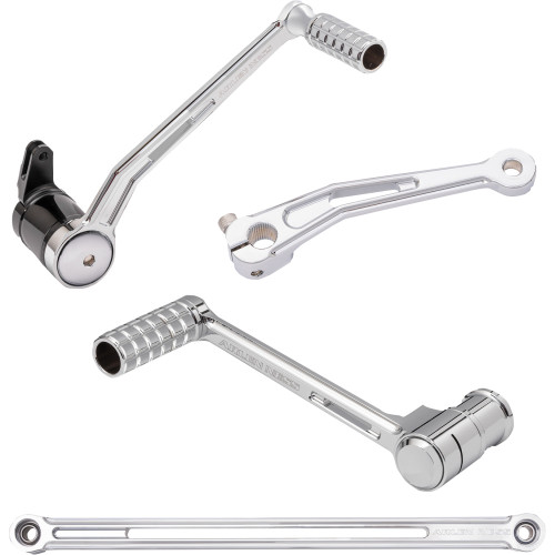 Arlen Ness Speedliner Foot Control Kit W/ Toe Shifter - Solo - Chrome 420-105 Arlen Ness Speedliner Foot Control Kit W/ Toe Shifter - Solo - Chrome 420-105