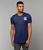 Standard fit navy t-shirt with 5874 logo
