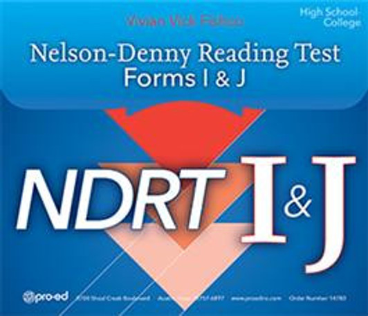 Nelson-Denny Reading Test (NDRT) Nelson-Denny Reading Test (NDRT)