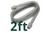 2FT NON-HEATED STANDARD TUBING