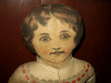 Advertising Early 1900 Miss Flaked Rice Printed Cloth Doll