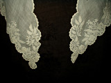 1840 1850 Whitework Embroidery Fine Muslin Pelerine Capelet Collar