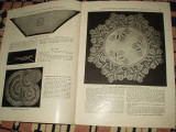 Vintage Crochet Instruction Book Early 1900 Lunch Set  Doily Alphabet  