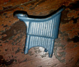 1920s Kilgore Doll House Potty Chair Blue Cast Iron 