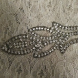 Vintage 1920s Rhinestone Bandeau Flapper Headpiece Headband