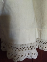 Girl Wool Petticoat Slip Crochet Trim Victorian Edwardian Vintage