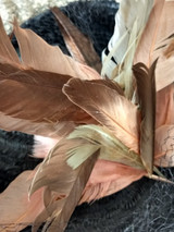 1940s Straw Tilt Hat Tri Corner Millinery Feathers Veiling Embellishment 