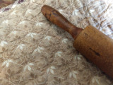 Wooden Depression Toy Rolling Pin Finished Wood  Vintage Child Pretend Baking