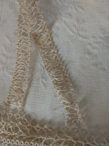 Antique Hand Tatted Lace Camisole Corset Cover Edwardian 1920 Unworn