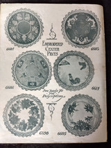 1900s Catalog Franks Fancy Work Needlework Stamped Stencil Textile Goods