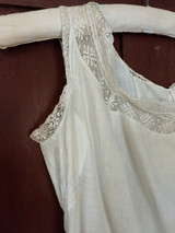  Victorian Edwardian Princess Petticoat Full Slip Undergarment Lace Ruffle Ribbon