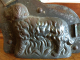 SOLD  Antique Dog Chocolate Candy Mold Retriever Reiche Germany 1900s