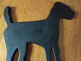 Cast Iron Terrier Dog Boot Scraper Antique Vintage 1920s or Door Stop