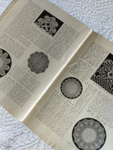 2 Old Priscilla Crochet Books Early 1900s Doily Trims Directions Instructions Sold As Lot
