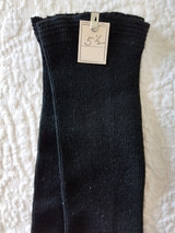 Vintage Children 1920s Stockings Socks Hosiery Store Stock Black Cotton