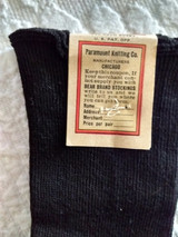 Vintage 1920 Men Dress Hosiery Stockings Bear Brand Old Stock Rayon Cotton 