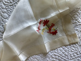 1920s  Silk Ireland Irish Souvenir Hanky Handkerchief Embroidery
