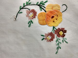 Embroidery Applique Napkin Placemat Set Vintage 1930s 1940s