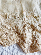 Undersleeves Pre Civil War Muslin Whitework Embroidery Sleeves