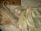 1920's East Meets West ~ A Striking Hand Embroidery Silk  Kimono In Original Box