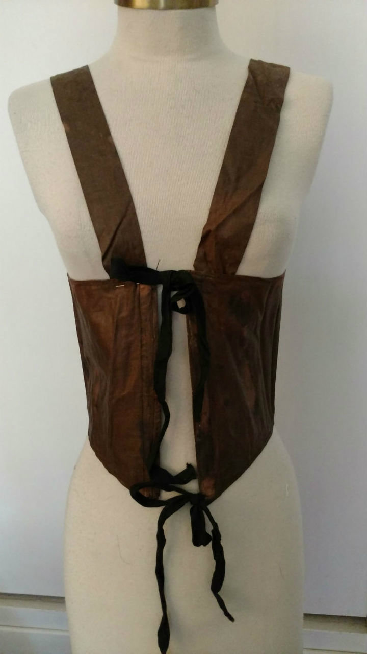 Civil War Victorian Glazed Cotton Boned Stays Corset Girl Cincher - The ...