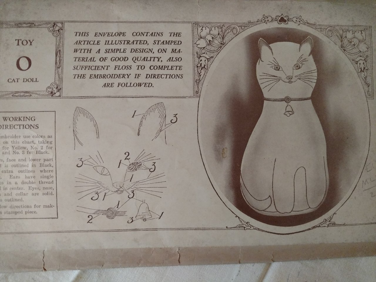 vintage cat doll