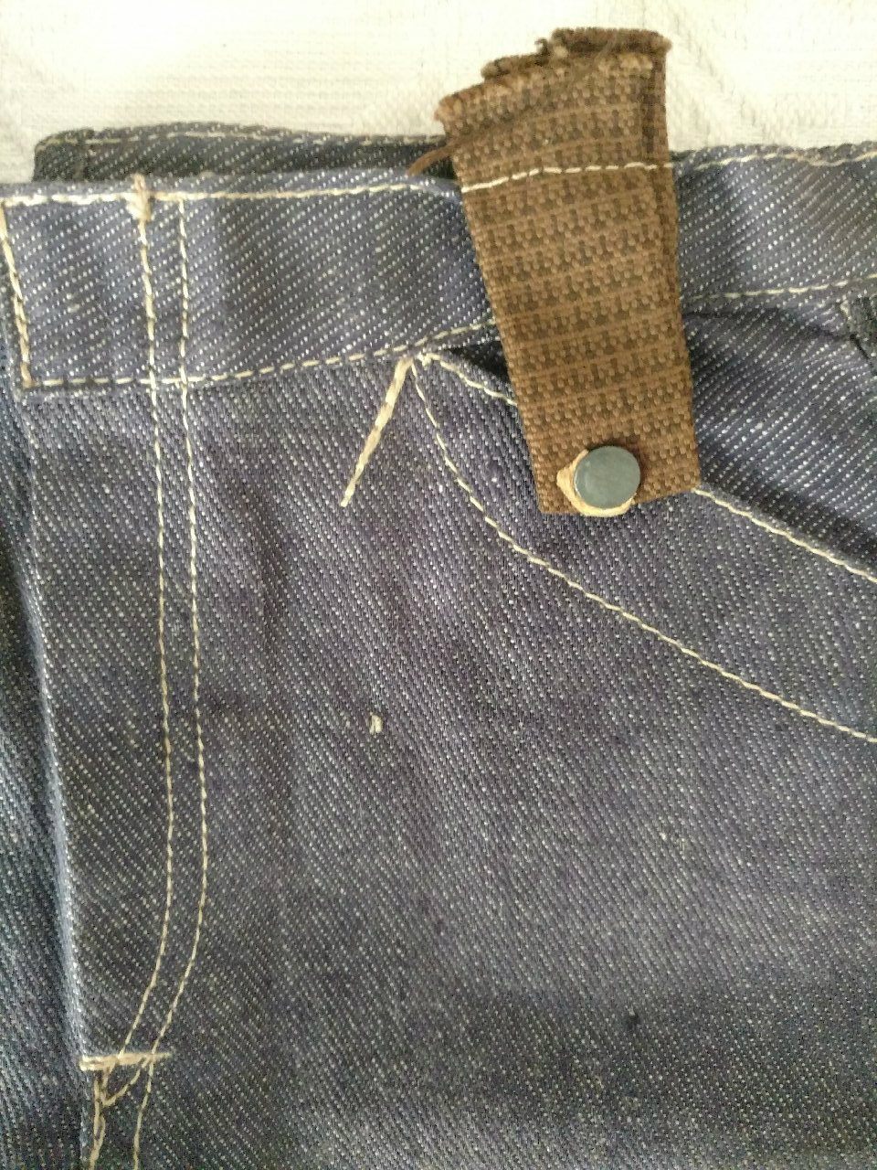 Salesman Sample Jeans Work Wear Denim Vintage 1930s Buckle Back - The ...