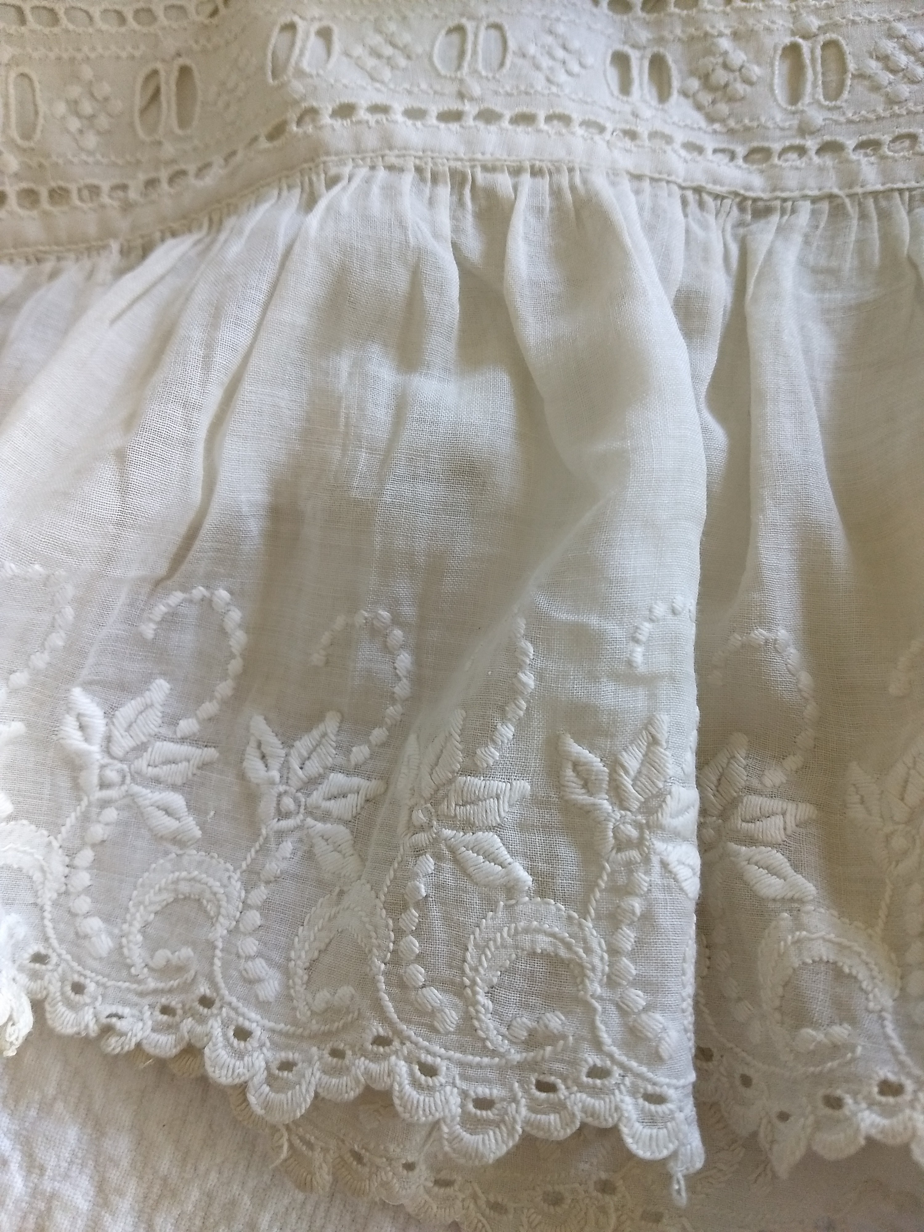 BLESSUME Victorian Lady Pantaloons White Bloomers (Waist: About 54