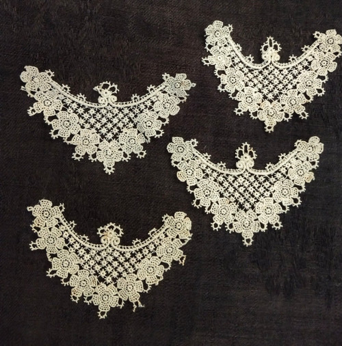 Bobbin Lace Trim Antique Handmade Insertion Embellishment Sewing