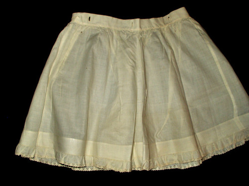 Antique Victorian 1900s Child Petticoat With Whitework Trim - The ...