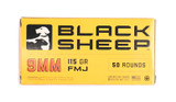 Black Sheep 9MM 115GR FMJ Ammunition