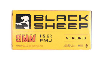 Black Sheep 9MM 115GR FMJ Ammunition