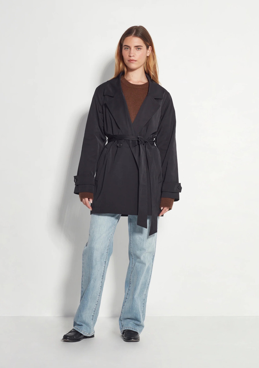 Juliette Hogan Del Trench (Tech Coating) Black Contain Boutique