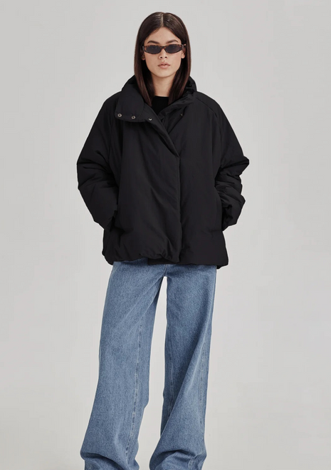 Commoners | Womens Padded Anorak - Black