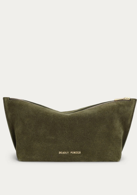 Deadly Ponies | Poucher Grande - Kale Suede Deadly Ponies | Poucher Grande - Kale Suede