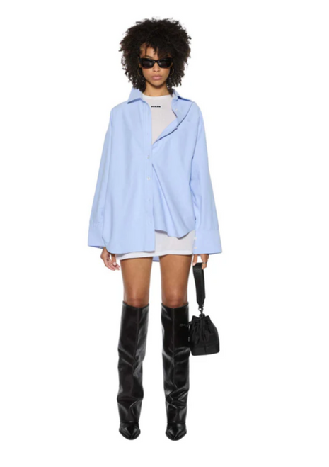 Ksubi | Astra LS Shirt - Blue Oxford Ksubi | Astra LS Shirt - Blue Oxford