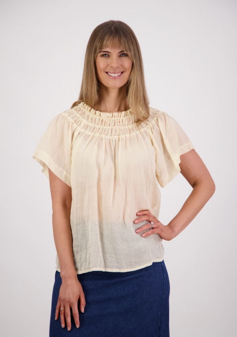 Briarwood | Sally Top - Cream Briarwood | Sally Top - Cream