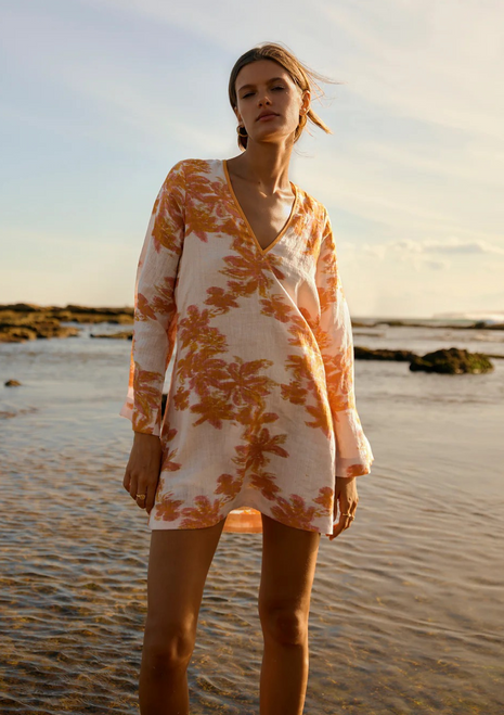 Hannah Artwear | Tavi Dress - Mangrove Peach Hannah Artwear | Tavi Dress - Mangrove Peach