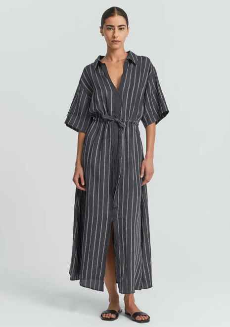 Jac + Jack | Dusk Dress - Vintage Black & White Stripe Jac + Jack | Dusk Dress - Vintage Black & White Stripe