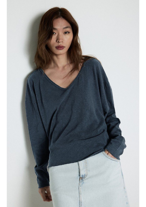 American Vintage | Sonoma LS  - Navy Blue Vintage