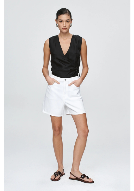 Marle | Classic Jean Short - Blanc Marle | Classic Jean Short - Blanc