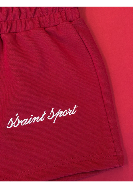 Ssaint | Sport Track Shorts - Cherry