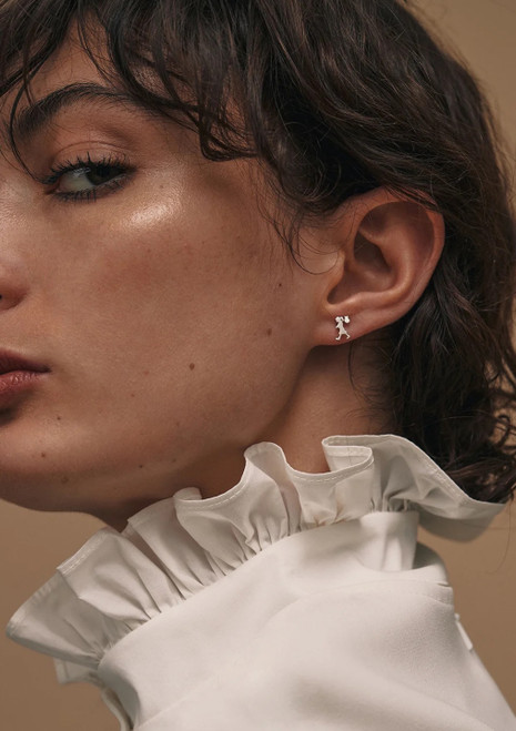 Karen Walker | Runaway Girl Studs - Sterling Silver