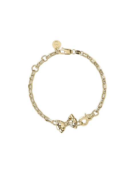Stolen Girlfriends Club | Pierced Bow Bracelet - Gold Plated