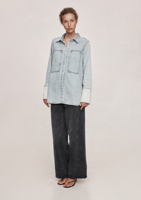 Marle | Crosta Shirt - Faded Blue