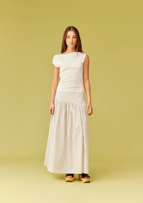 Ruby | Emma Knit Top - White Lace