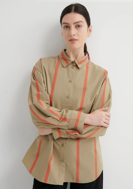 Kowtow | Maker Shirt - Nasturtium Stripe