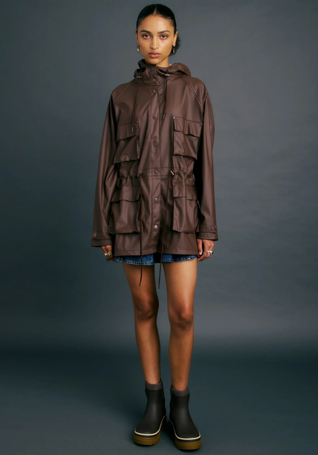 Karen Walker | Excursion Raincoat Chocolate