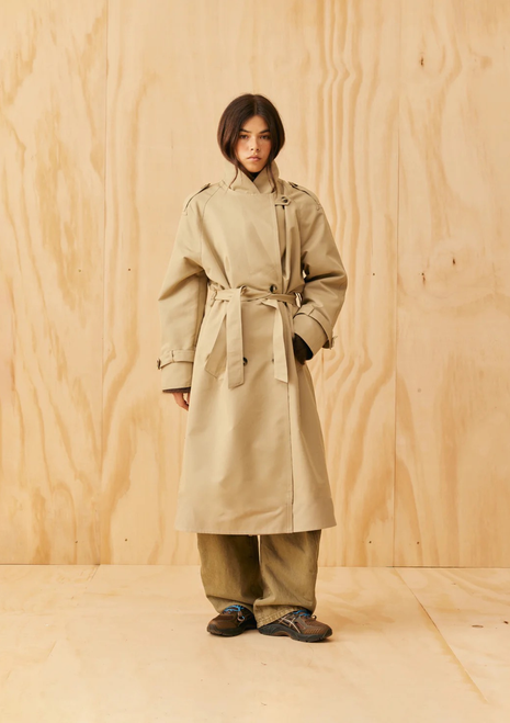 Ruby | Lumi Trench Coat - Sandstone