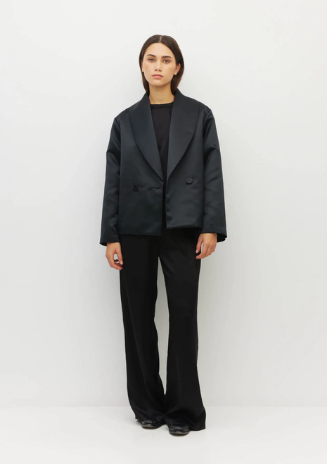 Juliette Hogan | Dinner Jacket ( Dressy Satin) - Black
